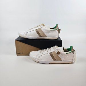 Plae Mulberry White First Edition Unisex Full Grain Leather Shoes